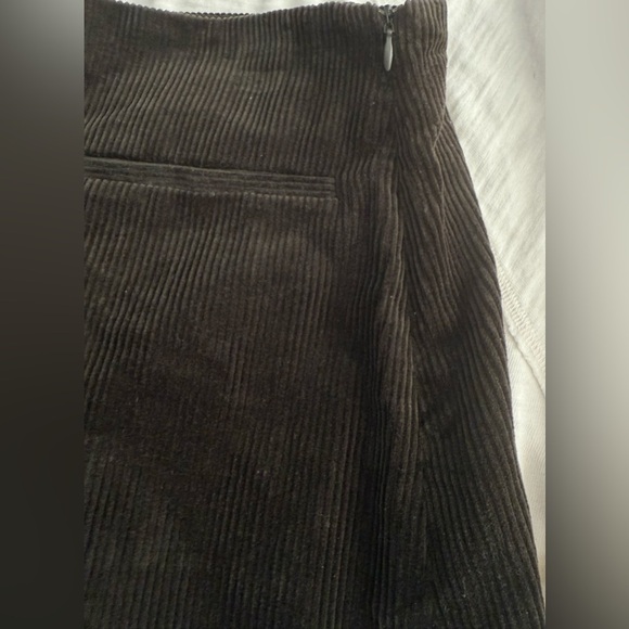 ZARA WOMEN’S GREEN CORDUROY SKIRT SIZE L - Picture 5 of 7